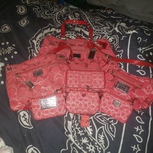 Matching 8 piece coach set.